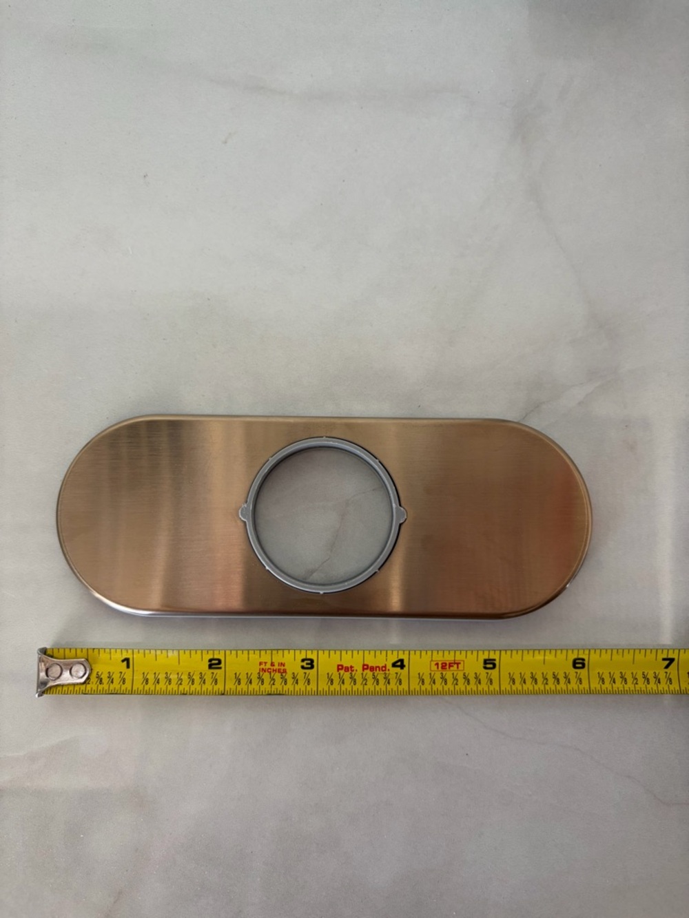 Brand New Delta Bathroom Faucet Escutcheon/Deck Plate - Champagne Bronze